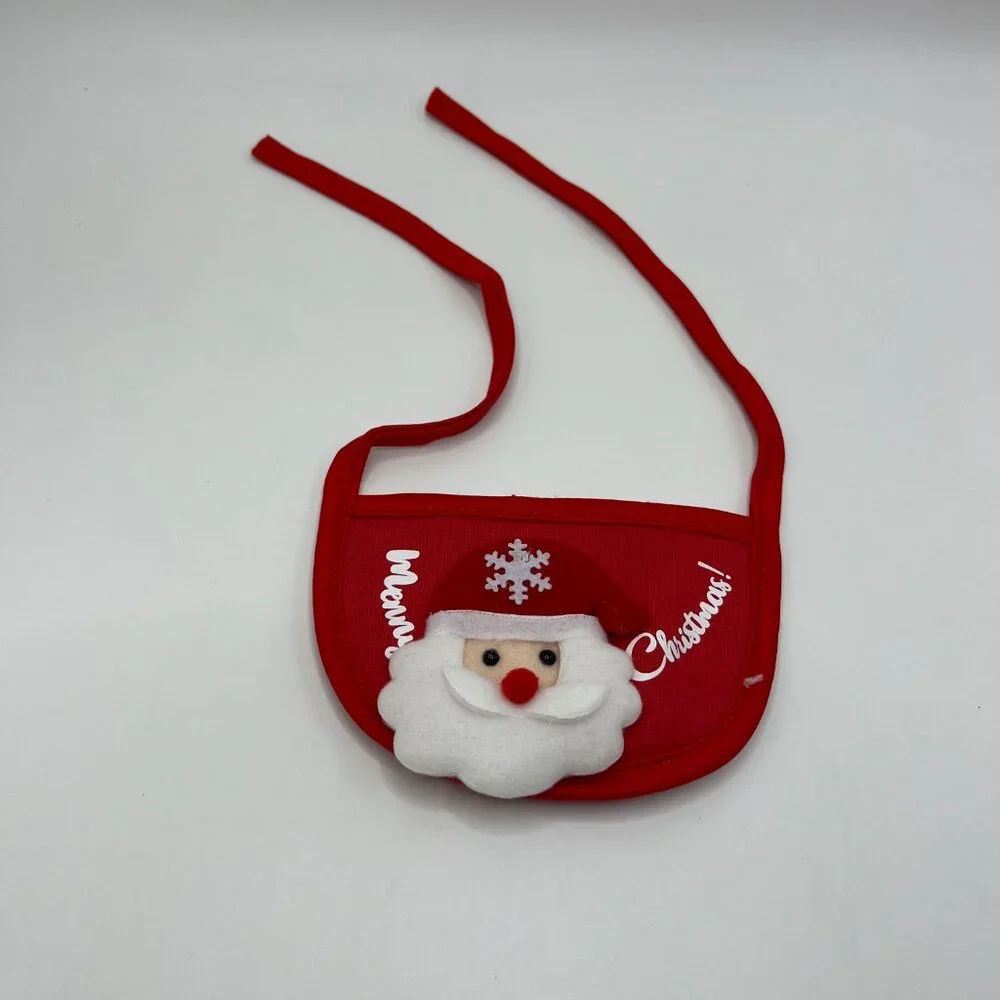 Cute Pet Christmas Costume Set, Bandana & Hat Outfit for Cat&Dog